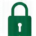 Padlock icon for secure payment